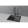 Смеситель для кухни GRANULA GR-8168 графитс выдвижным изливом 8168 GPAFIT