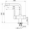 Смеситель GRANULA GR-2088 хром 2088 XPOM